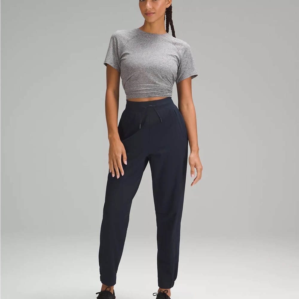 LULULEMON LICENSE TO TRAIN HIGH-RISE PANT JOGGER BOTTOM IN NAVY